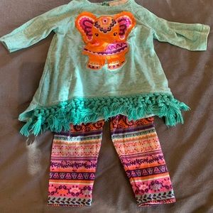 EUC Rare Edition Boho Style 12 Month Matching Set.